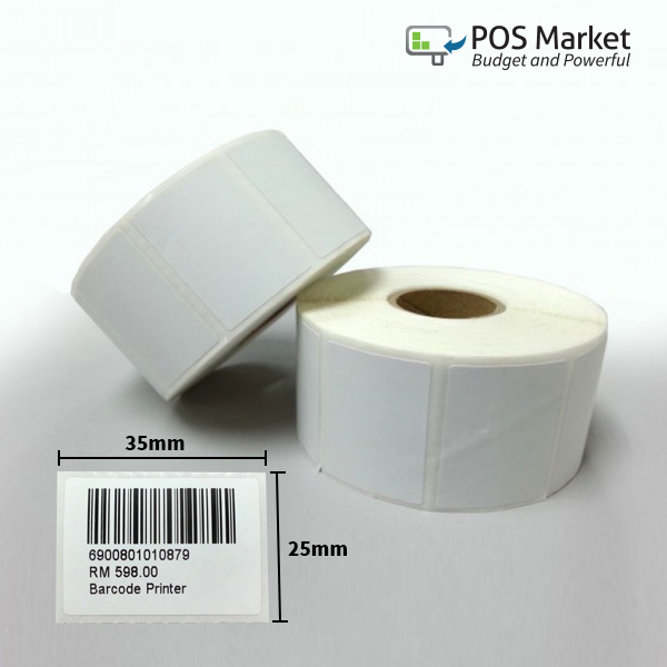 WAS // NOW/' Supplied On A Roll 50 x 25mm /'SALE Promotional Labels