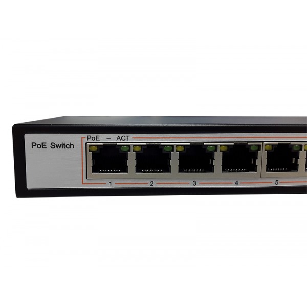 8 Port PoE Switch