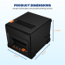 Heavy Duty Thermal Receipt Printer 80mm USB + LAN POSMarket BizCloud Malaysia Ready Stock