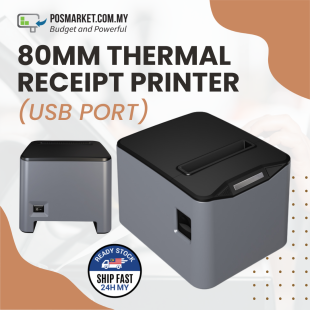 80mm Thermal Receipt Printer USB POSMarket BizCloud Malaysia Ready Stock