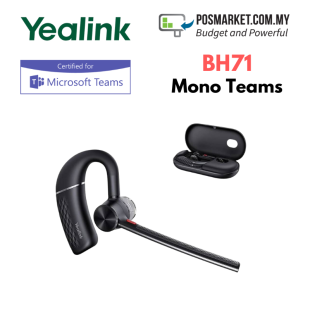 Yealink BH71 Microsoft Teams Mono Bluetooth Wireless Headset