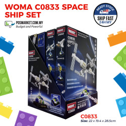 Woma Space Ship set Building Blocks Toys for Children 105pcs Kids Toys Mainan Budak Lelaki Malaysia Local Stock C0833 Woma Space Ship set Building Blocks Toys for Children 105pcs Kids Toys Mainan Budak Lelaki Malaysia Local Stock C0833