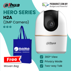 Dahua Hero Series H2A 2MP Smart Motion Tracking Human Detection CCTV Wireless IP Camera Free Woven Bag Dahua Hero Series H2A 2MP Smart Motion Tracking Human Detection CCTV Wireless IP Camera Free Woven Bag