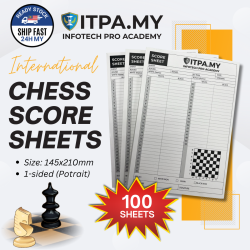 International Chess Score Sheets 100 Games 50 Chess Moves International Chess Score Sheets 100 Games 50 Chess Moves