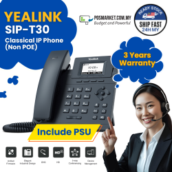 Yealink SIP-T30 IP Phone ( Non POE ) Include PSU Yealink SIP-T30 IP Phone ( Non POE ) Include PSU