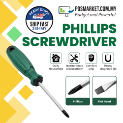 Phillips Magnetic Tip Screwdriver DIY Repair Tool Heavy-Duty Industrial Phillips Magnetic Tip Screwdriver DIY Repair Tool Heavy-Duty Industrial