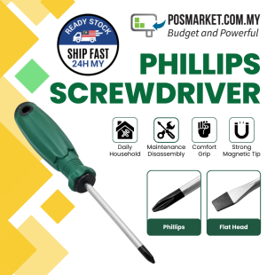 Phillips Magnetic Tip Screwdriver DIY Repair Tool Heavy-Duty Industrial