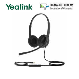 Yealink UH34 Lite Dual Microsoft Teams USB Wired Headset Foamy Cushion