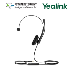 Yealink UH34  Lite Mono Microsoft Teams USB Wired Headset Foamy Cushion