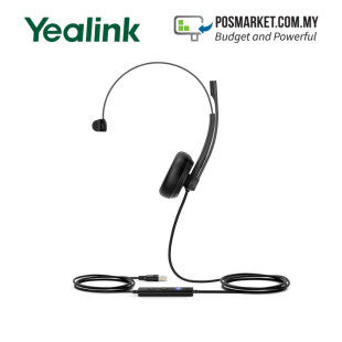 Yealink UH34 Mono Microsoft Teams USB Wired Headset Leather Cushion