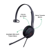 Yealink UH37 Mono Microsoft Teams USB Wired Headset