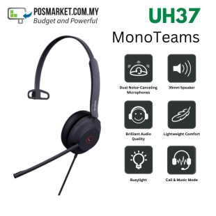 Yealink UH37 Mono Microsoft Teams USB Wired Headset