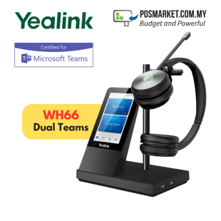 Yealink WH66 Dual Microsoft Teams Premier DECT Wireless Headset