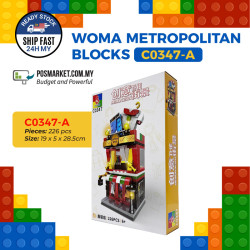 Woma Metropolitan Street Sets building blocks 222+pcs Kids Toys Mainan Budak Blok Malaysia Local Stock C0347 (A-D) Woma Metropolitan Street Sets building blocks 222+pcs Kids Toys Mainan Budak Blok Malaysia Local Stock C0347 (A-D)