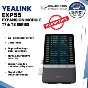 Yealink EXP55 Expansion Module for T7 and T8 619 539 series