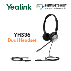 Yealink YHS36 Dual Wired Headset (Leather Cushion) Yealink YHS36 Dual Wired Headset (Leather Cushion)