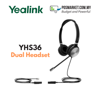 Yealink YHS36 Dual Wired Headset (Leather Cushion)