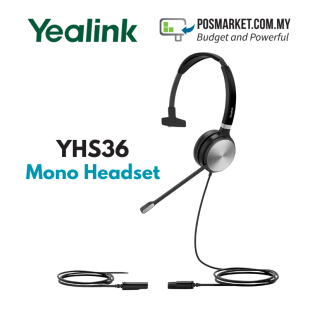 Yealink YHS36 Mono Wired Headset (Leather Cushion)