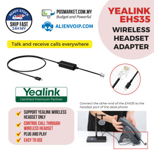 Yealink EHS35 Wireless Headset Adapter for T3-Series