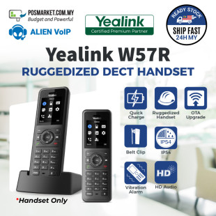 Yealink W57R Ruggedized DECT Handset - Handset Only 