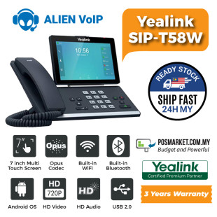 Yealink SIP-T58W IP Phone Without Camera