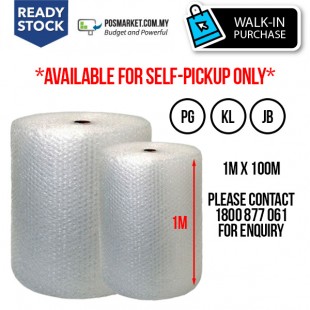 Bubble Wrap Single Layer Ready Stock *SELF-PICKUP ONLY* KL Johor Penang