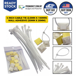 Wall Adhesive & Cable Management Pack Cable Tie Wall Adhesive & Cable Management Pack Cable Tie