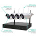 4CH Wireless CCTV Hardware Set Full HD Wireless IP Camera Surveillance Night Vision Plug and Play CCTV Set