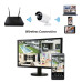 4CH Wireless CCTV Hardware Set Full HD Wireless IP Camera Surveillance Night Vision Plug and Play CCTV Set