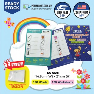 English Vocabulary Series 1 Worksheets Workbook for Kids