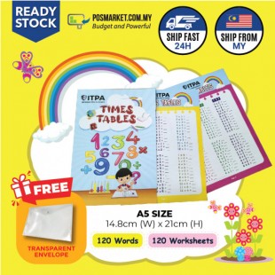 Multiplication Times Tables Worksheets Workbook for Kids 