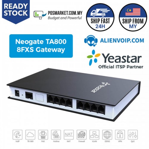 Yeastar NeoGate TA800 8FXS Gateway