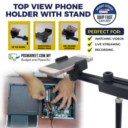 POSMarket Top View Phone Holder with Stand for Live Streaming Recording video 360 Degree Rotation Adjustable POSMarket Top View Phone Holder with Stand for Live Streaming Recording video 360 Degree Rotation Adjustable