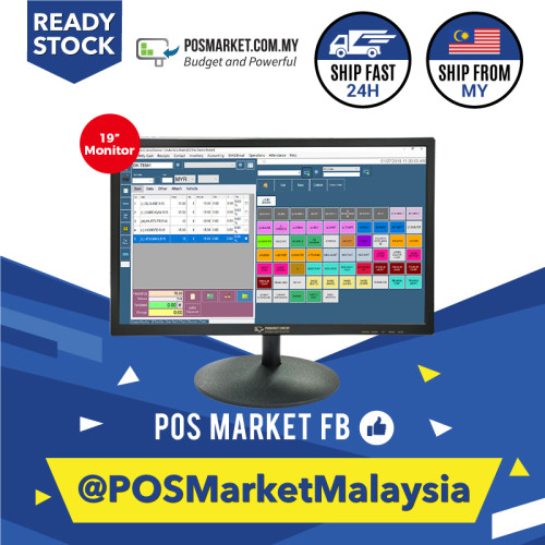 *New* POSMarket 19 inch LED Monitor 1440 x 900 Ready Stock Come with HDMI Cable