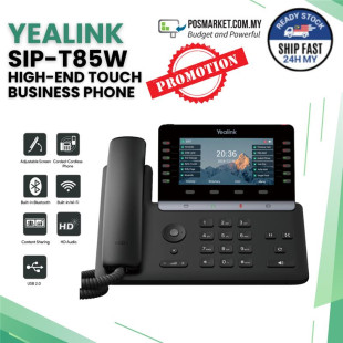 Yealink SIP-T85W High-end Touch Screen Phone
