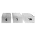 Mini Acrylic Table Numbering Display Holder Name Card Price Tag Label Transparent Stand Set D (31-40)