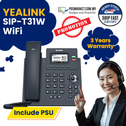 Yealink SIP-T31W WiFi (PSU included) Yealink SIP-T31W WiFi (PSU included)