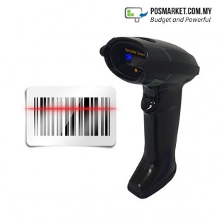 Bluetooth Handheld Wireless 1D Barcode Scanner Barcode Scanner Malaysia Stock