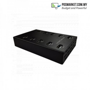 USB Hub 10 Ports Industrial Heavy Duty Extra Power