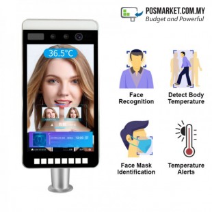 BMO FaceT Standalone offline Contactless Face Temperature Scanner Malaysia Stock