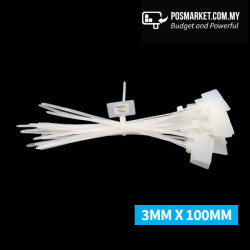 200pcs Label Cable Ties 3mm x 100mm Cable Tie 200pcs Label Cable Ties 3mm x 100mm Cable Tie