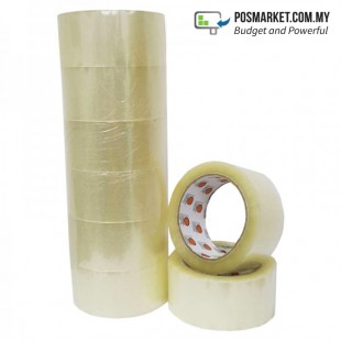 OPP Tape 48mm 6 rolls OPP Clear Tape OPP Transparent Tape Adhesive Tape Selefon Tape