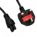 3 Pin Power Cord with Fuse