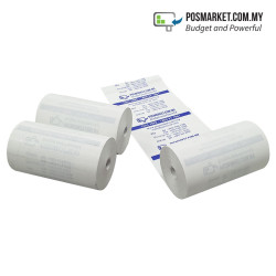 80mm width x 27m length Thermal Receipt Paper Roll for Cash Register and common POS system Full Logo Print 10 rolls POSMarket Malaysia Stock 80mm width x 27m length Thermal Receipt Paper Roll for Cash Register and common POS system Full Logo Print 10 rolls POSMarket Malaysia Stock