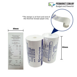 10 rolls Coreless POS Thermal Paper Roll 80mm x 27m for Common Thermal Printer POS System POSMarket 10 rolls Coreless POS Thermal Paper Roll 80mm x 27m for Common Thermal Printer POS System POSMarket